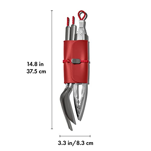 OXO Camping Stove Cooking Set - 4-Piece Outdoor Kitchen Tool Kit