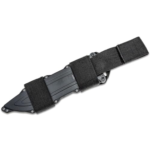 Kershaw Camp 10 Machete - Model 1077, 10-Inch Fixed Recurve Blade, Black