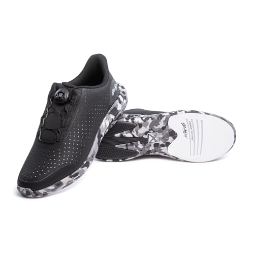 Men's Bowling Shoes with #8 Slide Pad - Black/Camo 11.5 - Right Hand