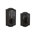 Aged Bronze Camelot Touch Deadbolt - Keyless Entry, Secure Smart Lock