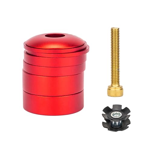 Purple Bicycle Headset Spacer Kit Aluminium Alloy with Stem Cap & Bolts