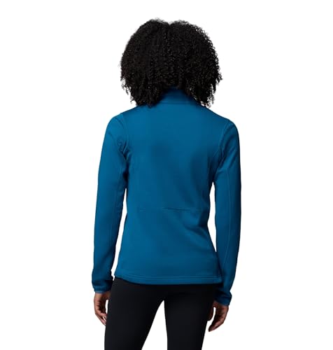 Columbia Women's Essential Hike Grid Fleece Half Zip - Medium Phoenix Blue