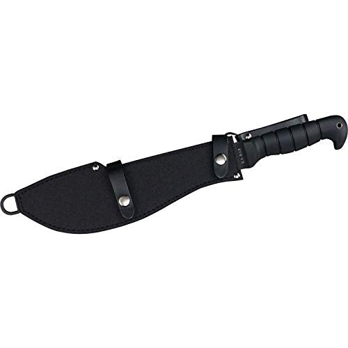 KA-BAR Machete Cutlass 11-inch Carbon Steel Fixed Blade for Camping & Outdoors