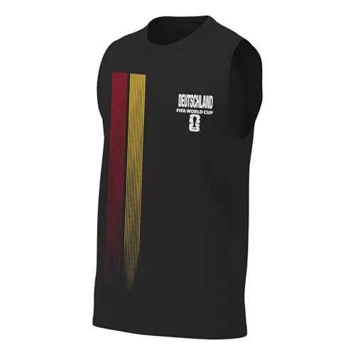 FIFA World Cup 2026 Men's Official Country Stripe Sleeveless Tank Top - Germany, Medium