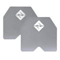 F&F STEEL Adjustable Weighted Vest & Plates - Strength, Edurance, Running, Hiking, Rucking, Fitness WODs (Silver Plates - 8.75lb)
