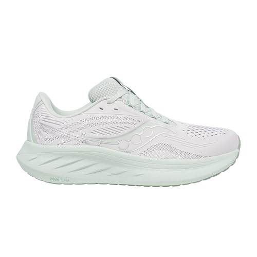 Saucony Women's Ride 18 Running Sneakers Fog/Mist Size 10 - Lightweight Comfort