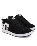 DC Women's Court Graffik Skate Shoes Black White Size 8