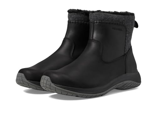 Merrell Women's Encore Ice 5 Mid Zip Winter Snow Boots - Black, Size 7