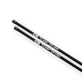 SuperStroke Golf Alignment Sticks 45-Inch Fiberglass Rods - Black, Full Swing Training Aid Kit, Posture & Shot Accuracy