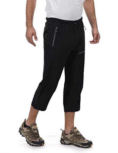 Men's Quick Dry Cargo Capris Pants for Hiking & Outdoor Activities