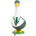 Christmas Golfer Goose Outfit for 23 Inch Porch Goose Statue Golf Clothes with Hat Tie and Club - Golf Variation