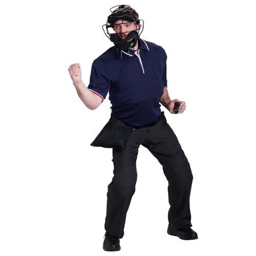 Baseball Umpire Pants - Polyester, Water-Resistant, 30 Waist, Grey
