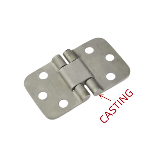 Marine Grade Stainless Steel 180° Flush Mount Hatch Hinges Pair 2-3/4in x 1-1/2in