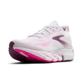 Brooks Women’s Glycerin Flex Running Shoe 8 White Cyber Pink Argyle