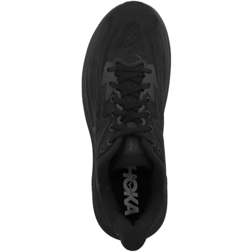 HOKA Clifton 10 Men's Running Shoes - Black/Black, Size 10
