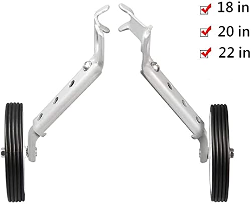 Adjustable Bicycle Training Wheels for 18-22 Inch Bikes - Variable Speed Stabilizer