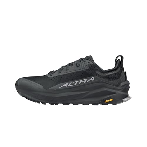 ALTRA Men's Olympus 6 Trail Running Shoes - Black/Black, Size 11