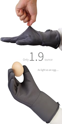 Medium CUEHEAT CH02 Heated Glove Liners - 1st Gen Dark Gray