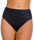 High Waist Women's Slimming Swim Bottoms - Black, Size 14