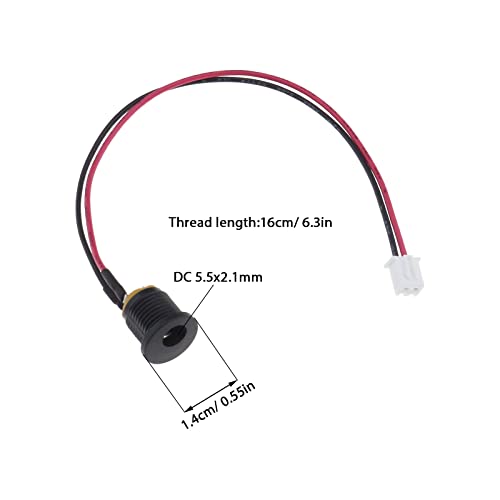 Electric Bike Charging Port Replacement 2-Pack DC5.5x2.1mm Waterproof Dust Cover