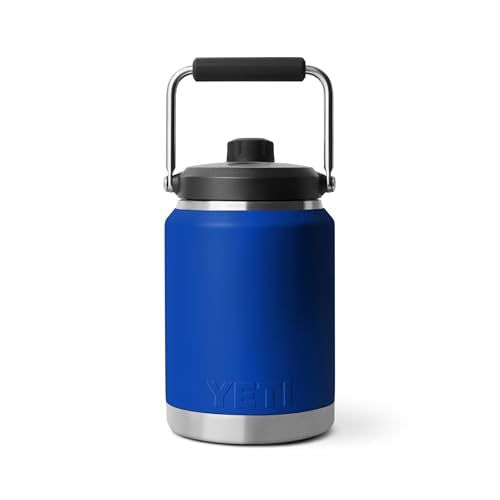 YETI Rambler Half Gallon Jug 2.0 - Royal Blue, Vacuum Insulated, Leakproof, Stainless Steel with MagCap