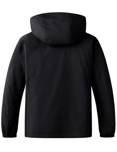 Wantdo Women's 3-in-1 Ski Jacket Plus Size Winter Snowboarding Coat Black 3X