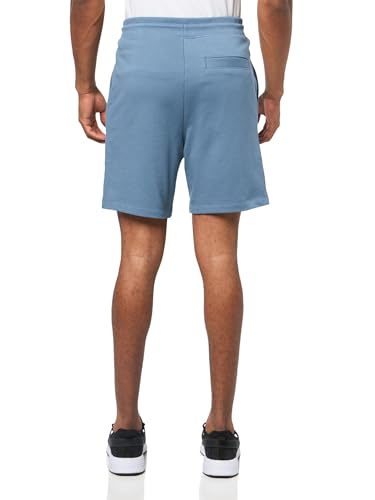 Men's Square Logo Jersey Shorts - Large / China Blue - Pull-On Style