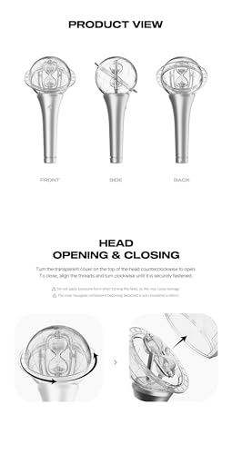 ATZ Official ATEEZ Lightstick Ver.3 with Tracking Fanlight - K-Pop Merchandise