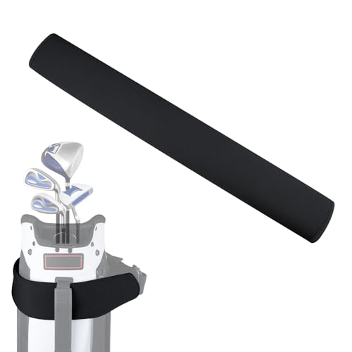 20.5 Inch Golf Cart Strap Sleeve Protects Golf Bag from Wear Dirt - Black
