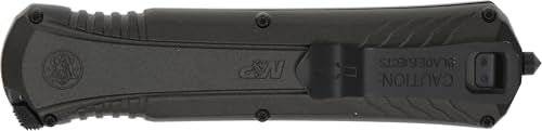 Smith & Wesson Tactical Serrated Knife with Glass Breaker, 3.5 Inch Blade