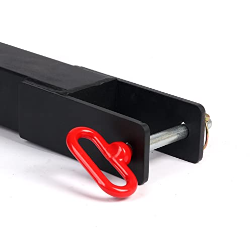 14-Inch Post Length Belt Squat Attachment for Power Racks 2-Inch Weight Plate Hole