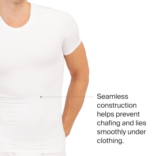 Men's Ultra Sculpt Seamless Crewneck T-Shirt - Medium Bright White