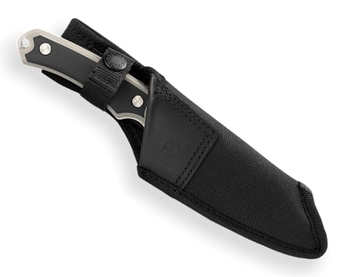 Alpha Hunting Knife with Sheath - 4.38-inch Blade, Gray, Full Tang, Outdoor