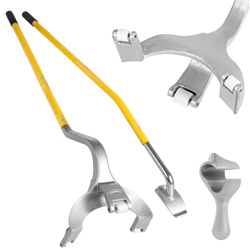 Yellow Jacket Cast Iron Heavy-Duty Tire Mount Demount Tool Set 22.5-24.5 Inch Compatible