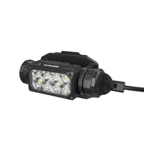 Nitecore HC65M UHE 2000 Lumen Tactical Helmet Headlamp with Red & White Lights