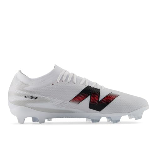 Unisex New Balance Furon Team FG V9 Soccer Cleats - 12.5 Wide White/Black