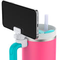 HydraClip Phone Attachment White - Secure Grip & Tripod Stand for Stanley Quencher