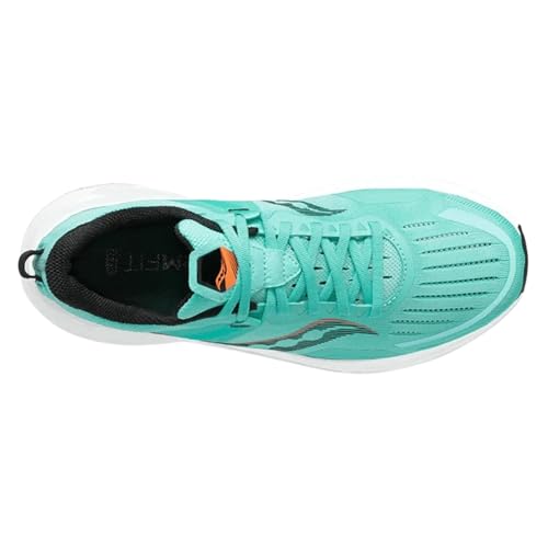 Men's Tempus Sneakers - Coolmint/Zest Size 7.5 - Saucony Running Shoes