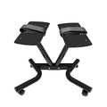 ATIVAFIT Adjustable Dumbbell Stand with Black Finish - Space-Saving Home Gym Rack