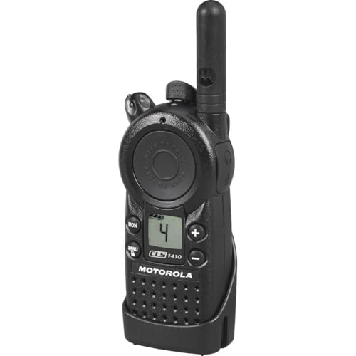 Motorola CLS1410 2-Way Radio UHF Walkie Talkie 5-Mile Range 4 Channels
