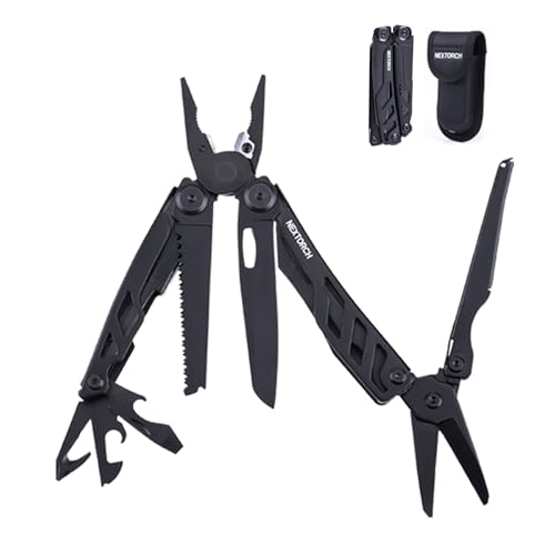 16-in-1 Multi-Tool Pocket EDC with Scissors - Stainless Steel Craft & Outdoor Gear