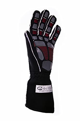 TRACK ARMOUR® Series 4 Large Auto Racing Gloves SFI 3.3/5 Nomex Flame Resistant