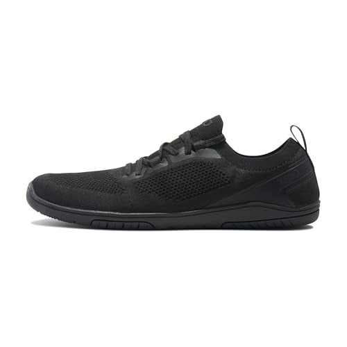 Xero Shoes Men’s Nexus Knit Zero Drop Workout & Lifestyle Sneakers - 10.5 Black/Black