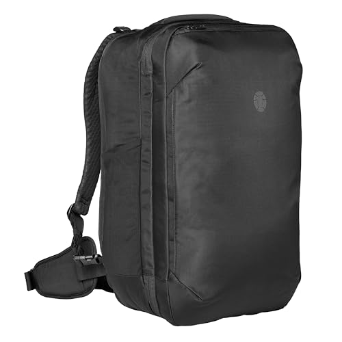 Tortuga 40L Travel Backpack Lite - Large Carry-On Travel Bag, Black