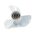PWCMAN 13x19-K Outboard Propeller 3-Blade RH White for Yamaha 50-130HP