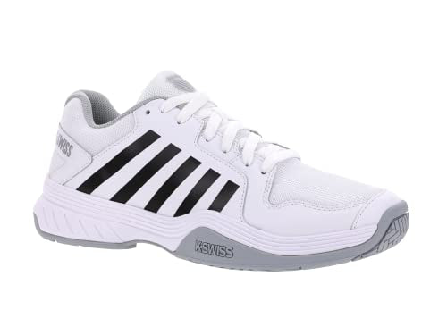 K-Swiss Men's Court Express Pickleball Shoe - White & Black, Size 10.5