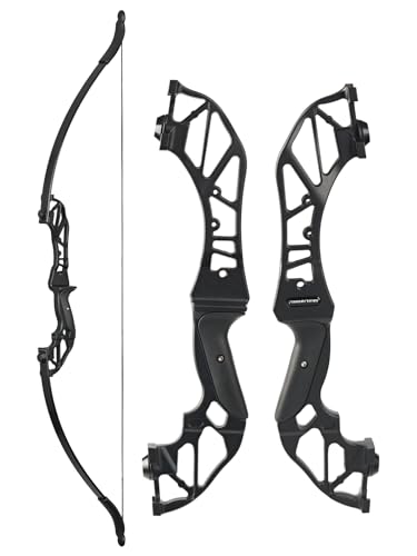 Black 40lb Takedown Recurve Bow for Hunting & Training with Arrow Sight