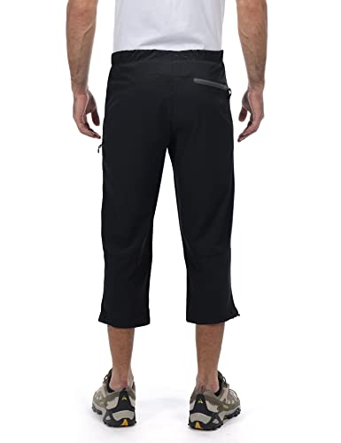 Men's Quick Dry Cargo Capris Pants for Hiking & Outdoor Activities