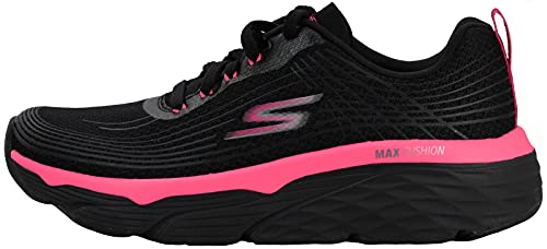 Skechers Women's Max Cushioning Elite Athletic Shoes - 8.5 Wide Black Pink