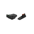 Bull Barrel Pistol Sight Set for Ruger MK II, III, IV - Fiber Optic & Adjustable